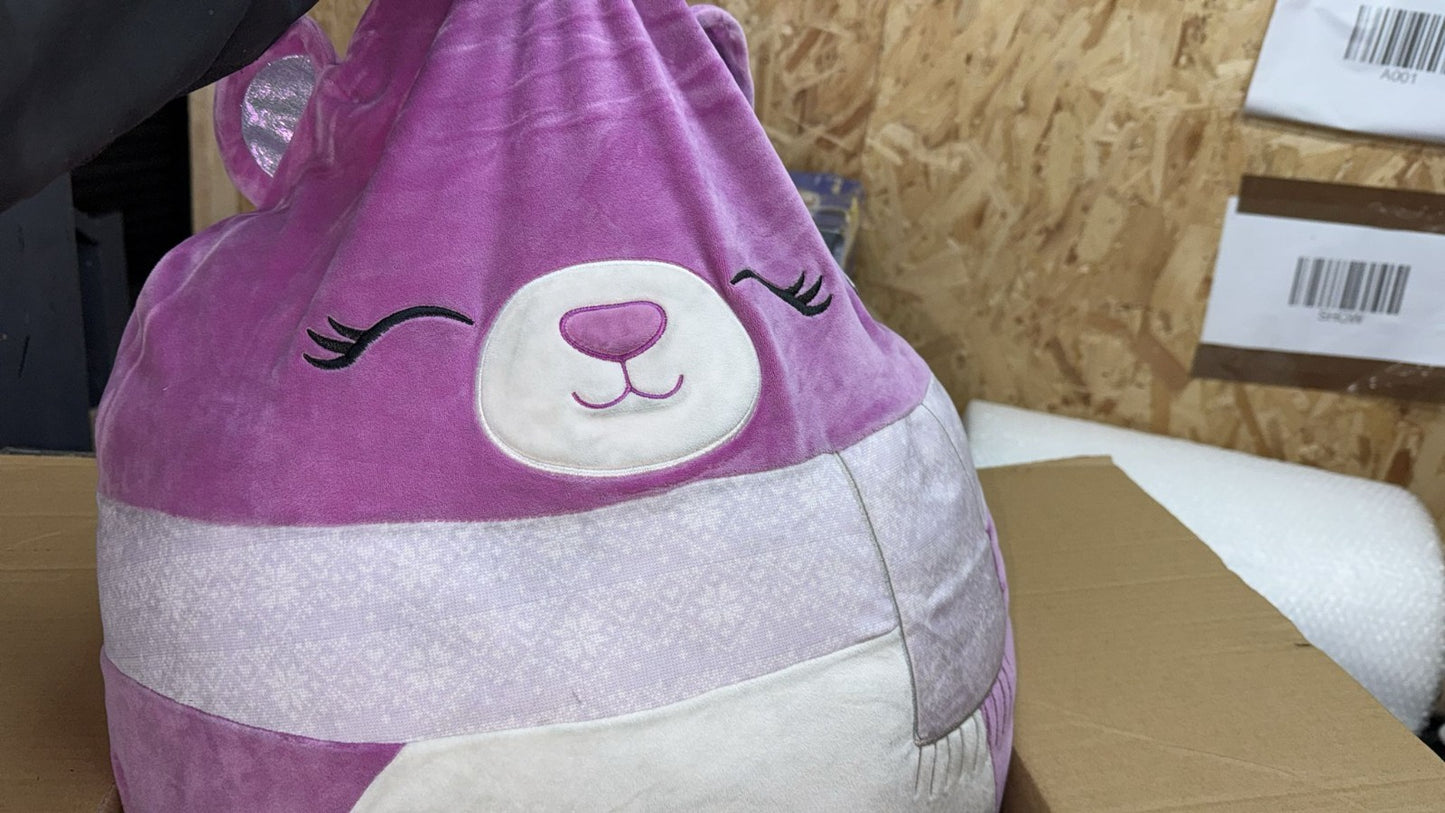 Squishmallows 20" Crisanta Purple Bear Plush