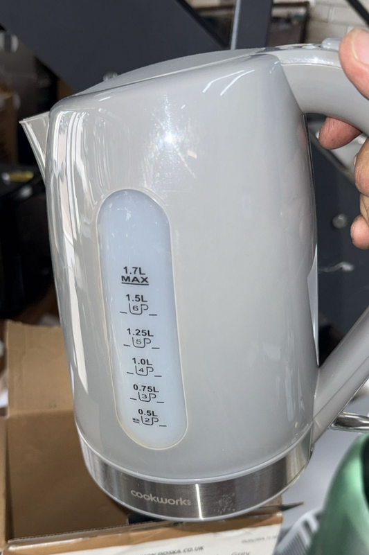 Cookworks Plastic Illuminated Kettle - Grey