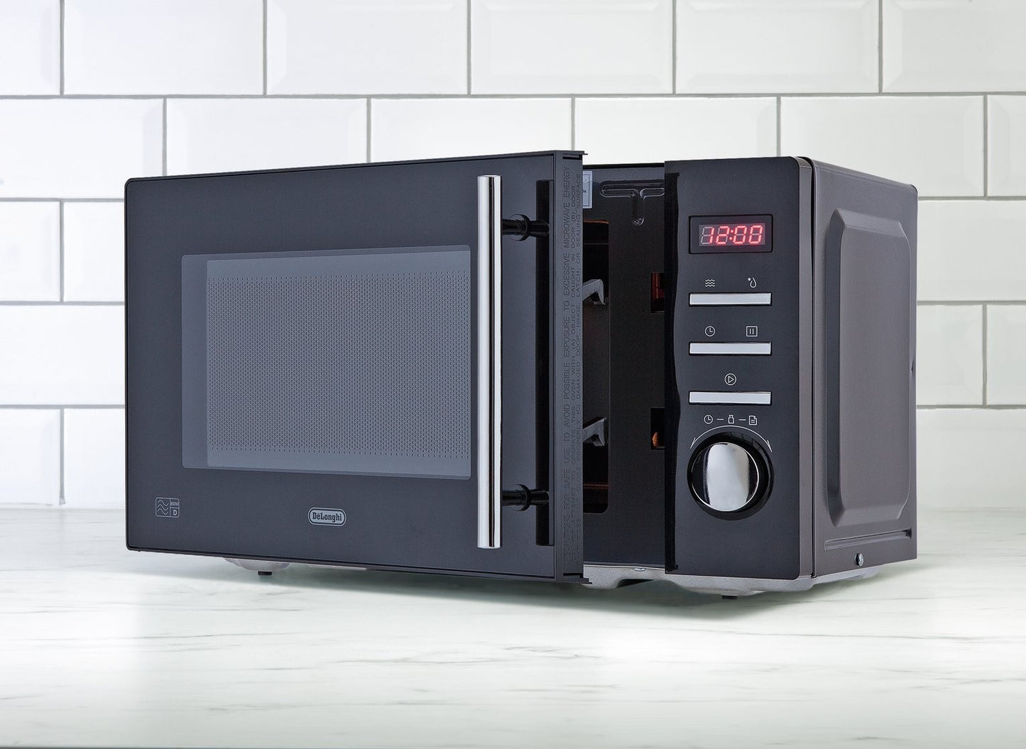 De'Longhi 800W Standard Microwave AM820C - Black