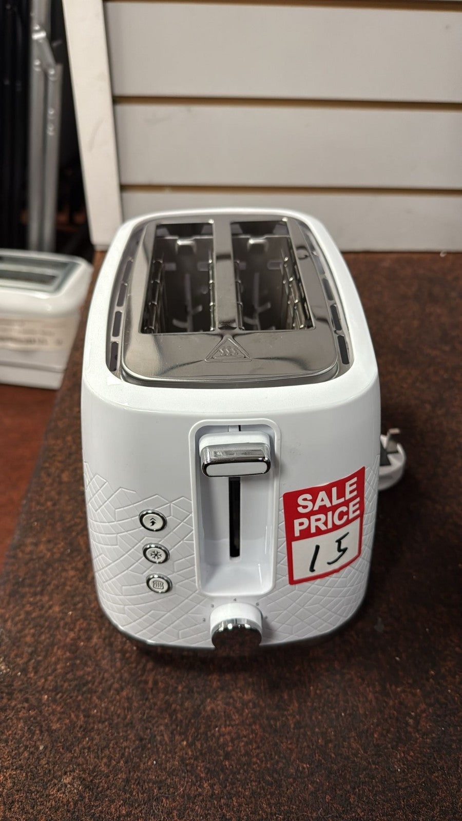 Cookworks Textures Selcey 2 Slice Toaster - White