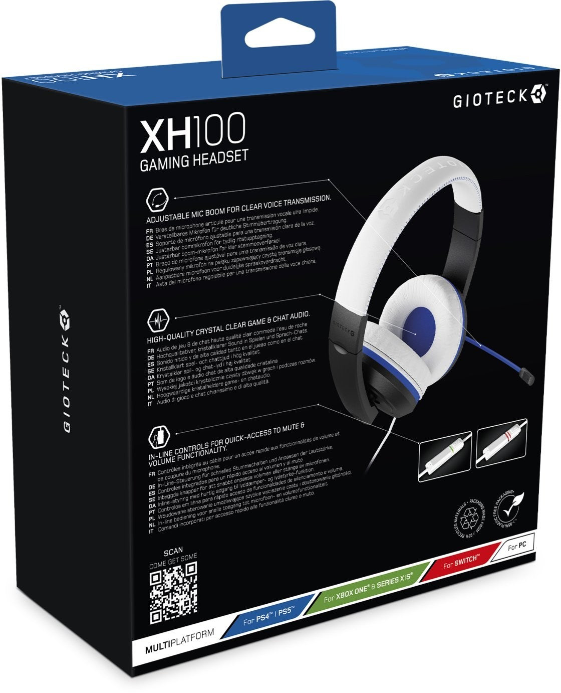Gioteck XH100P PS5, PS4, Xbox, Switch, PC, Headset