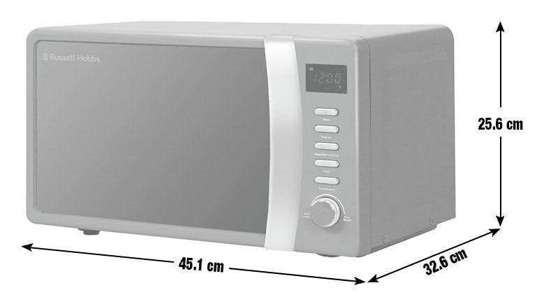 Russell Hobbs Worcester 700W Standard Microwave - Grey