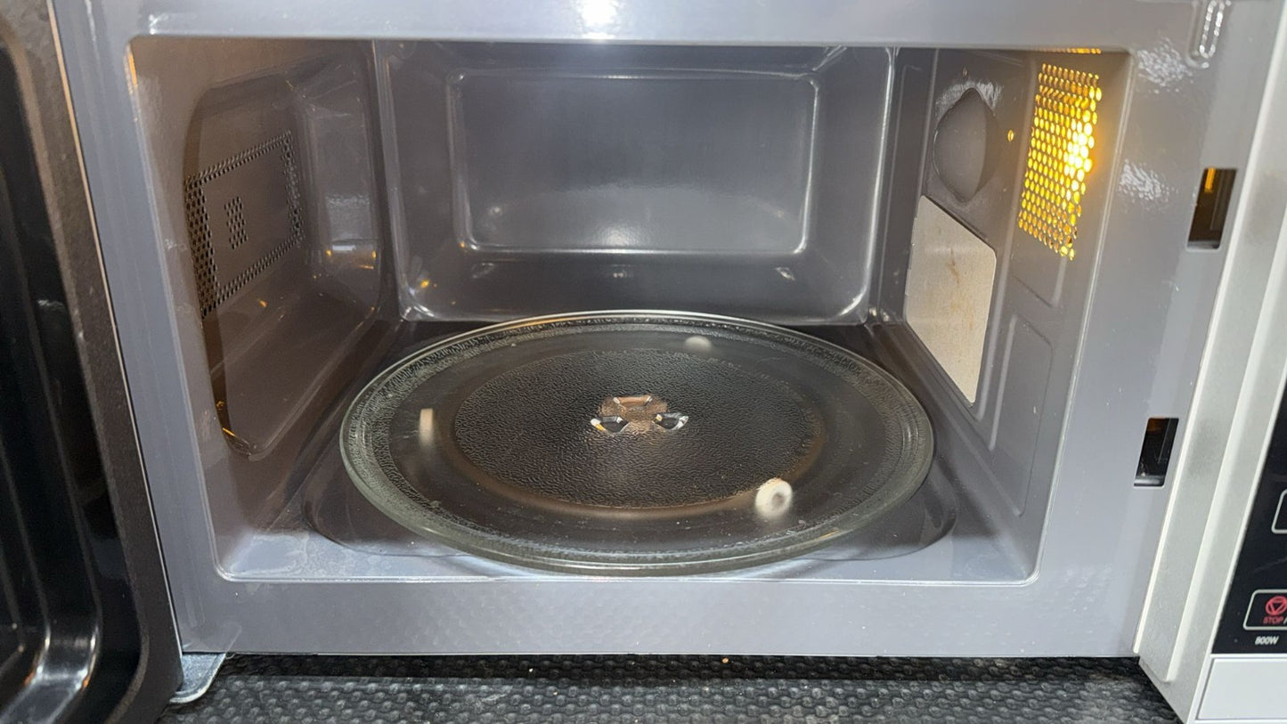 Sharp 800W Standard Microwave YC-MS02U-S - Silver