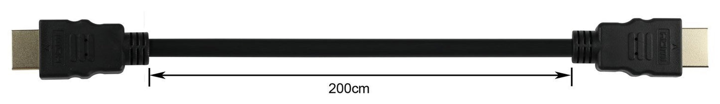 2m HDMI Cable - Black