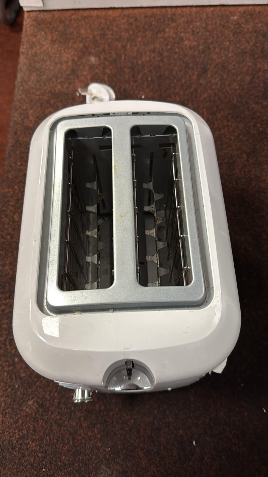 Cookworks Texture Tilly 2 Slice Toaster - White