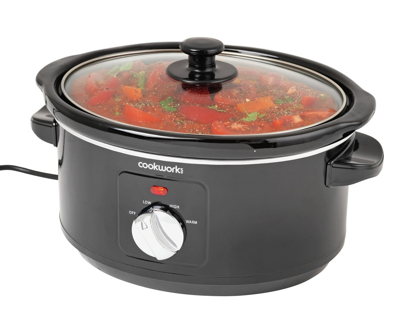 Cookworks 3.5L Slow Cooker - Black
