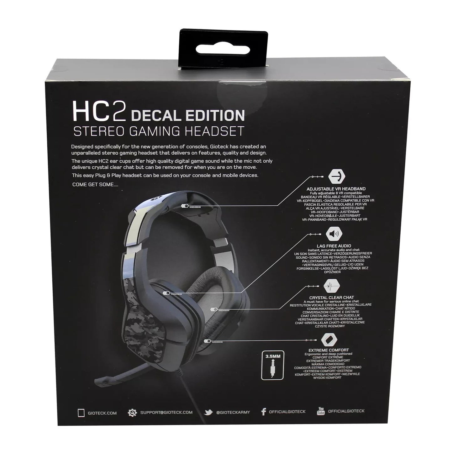 Gioteck HC2 Special Edn Xbox One, PS4 Switch, PC Headset