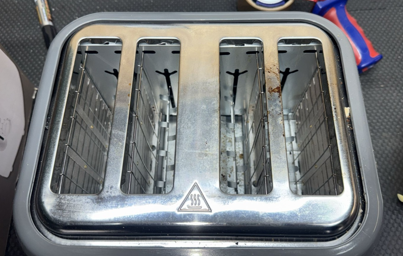 Breville VTR013 Curve 4 Slice Toaster - Grey and Chrome