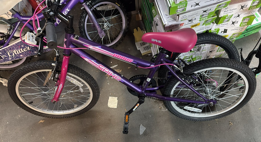 Spike 20 Inch Wheel Size Kids Mountain Bike - Purple