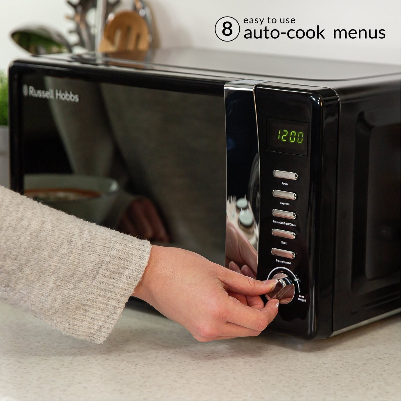 Russell Hobbs Worcester 700W Standard Microwave - Black