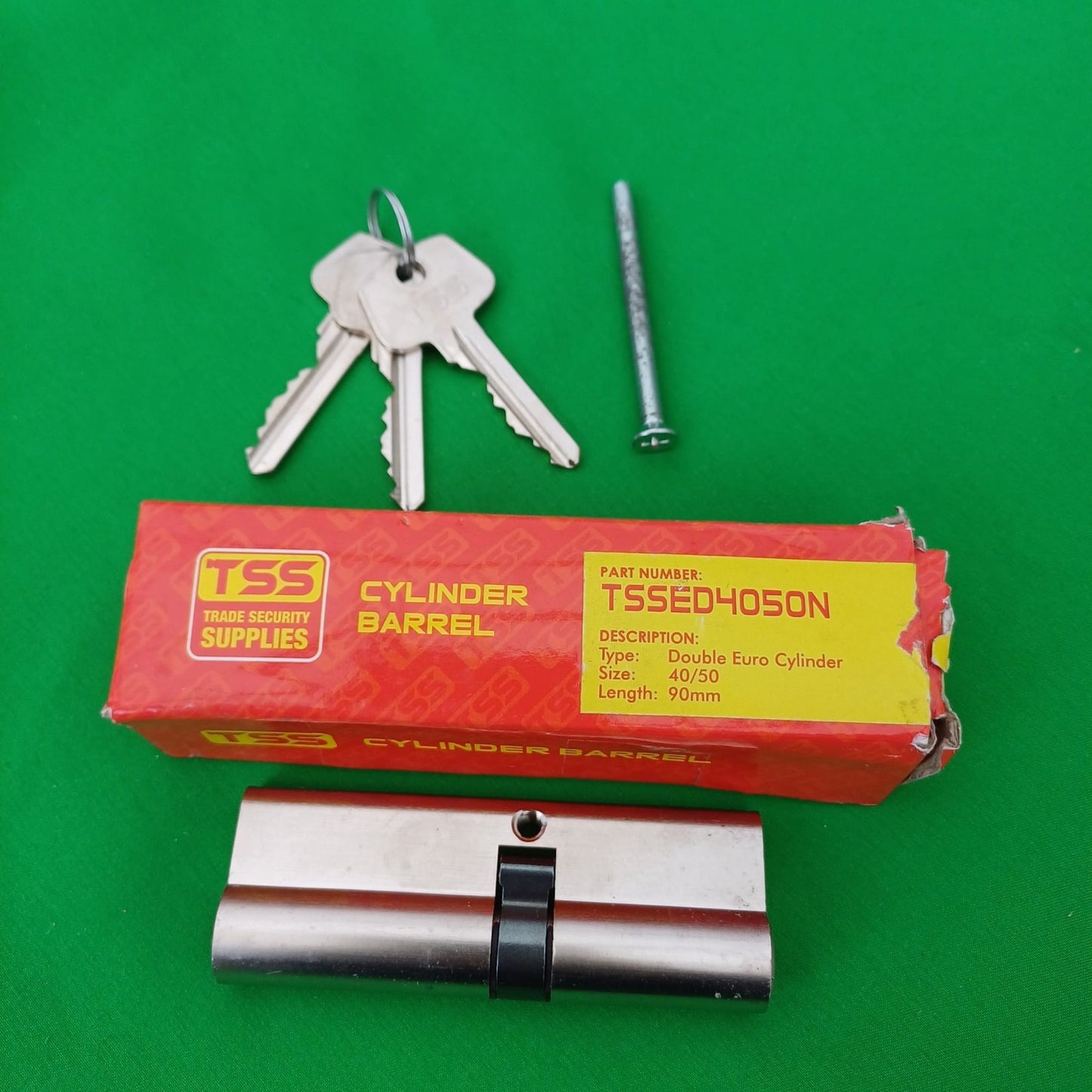 Euro Cylinder Lock Double 40/50mm 90mm Door Barrel Replacement for uPVC Doors