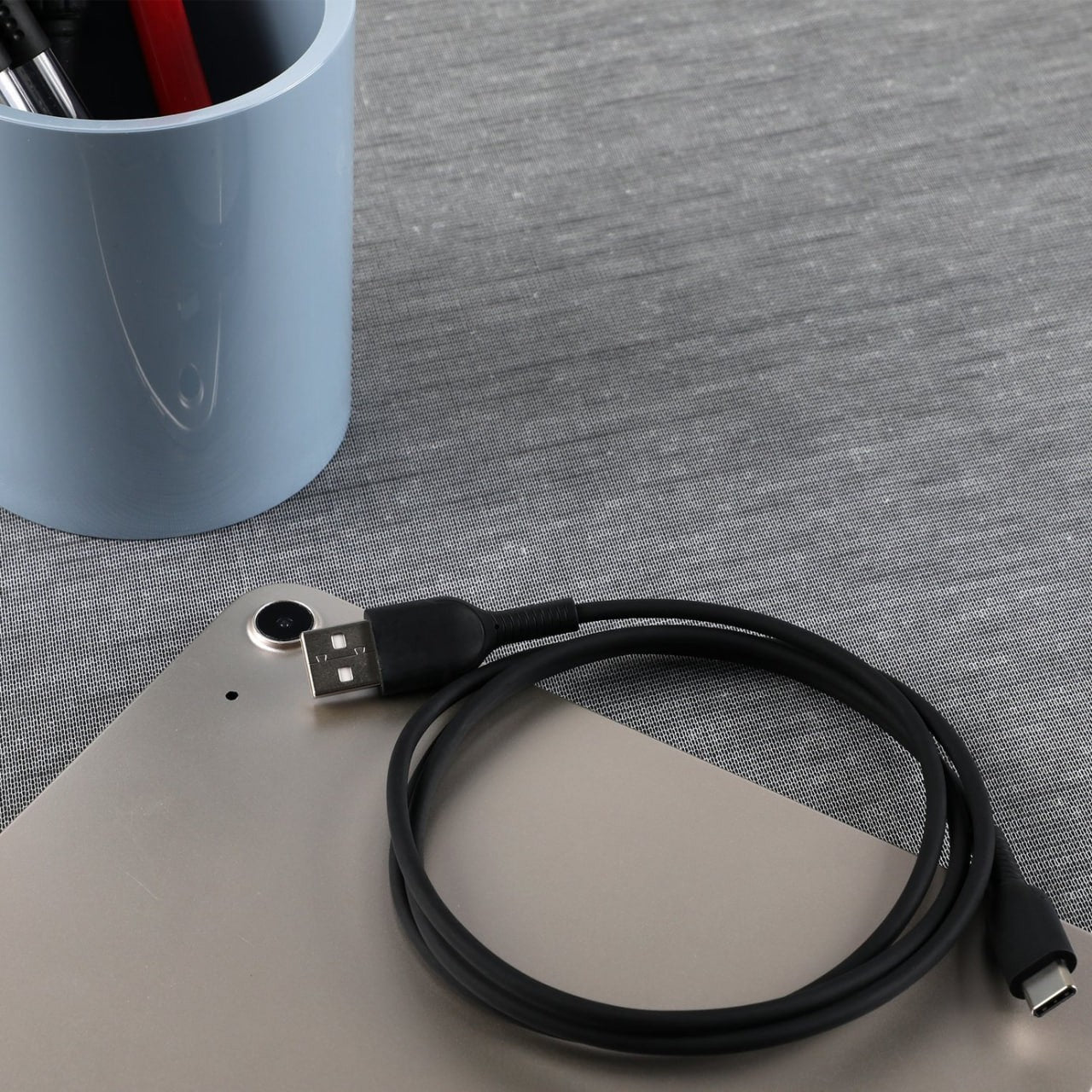 1m Type-C USB Cable - Black
