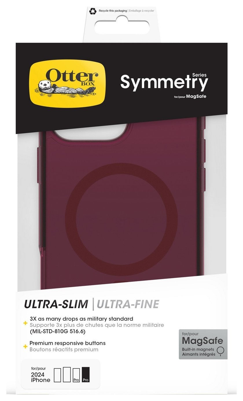 Symmetry iPhone 16 Pro Max Phone Case MagSafe Red