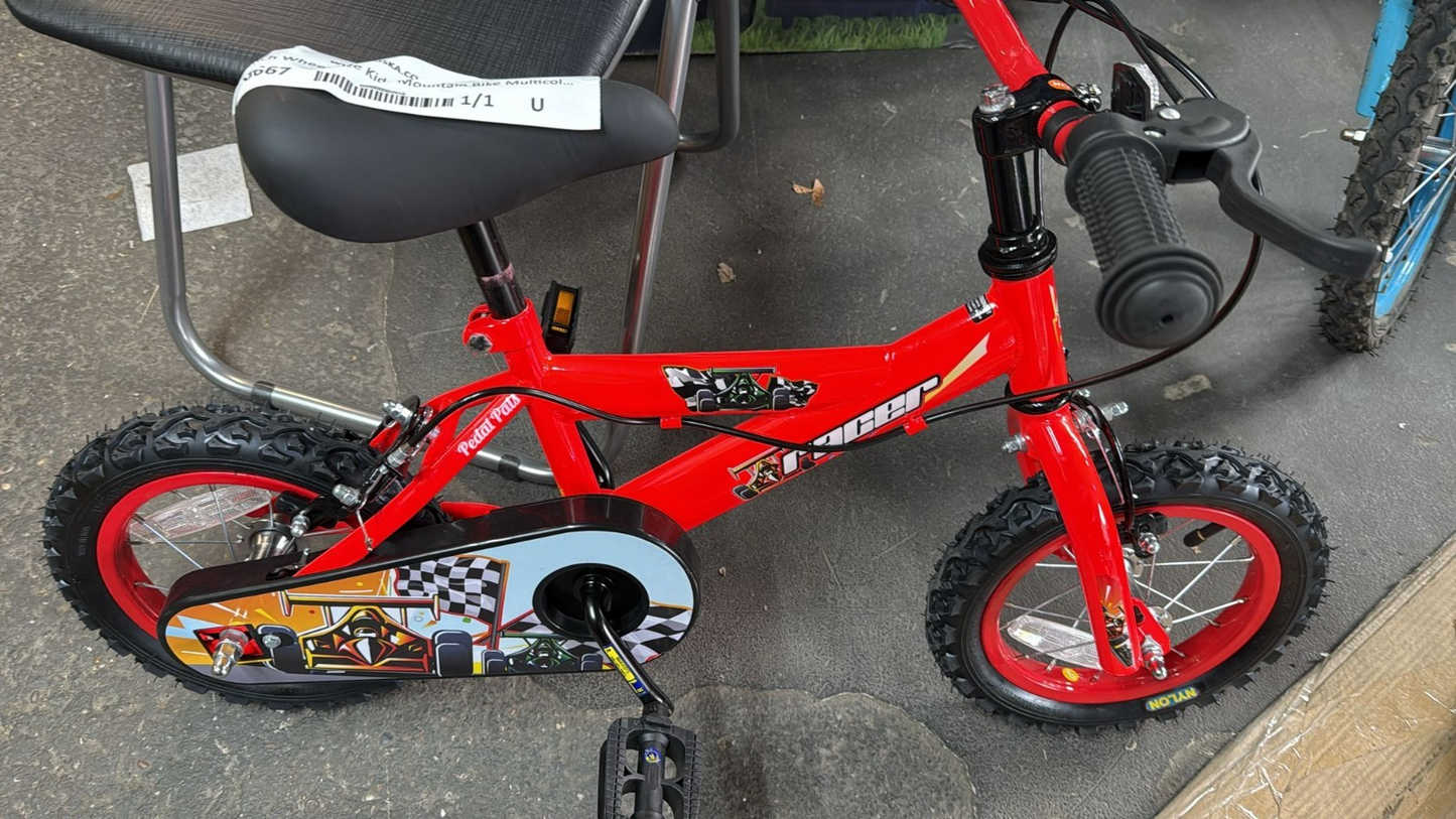 Pedal Pals 12 Inch Wheel Size Kids Mountain Bike (Multicolour)