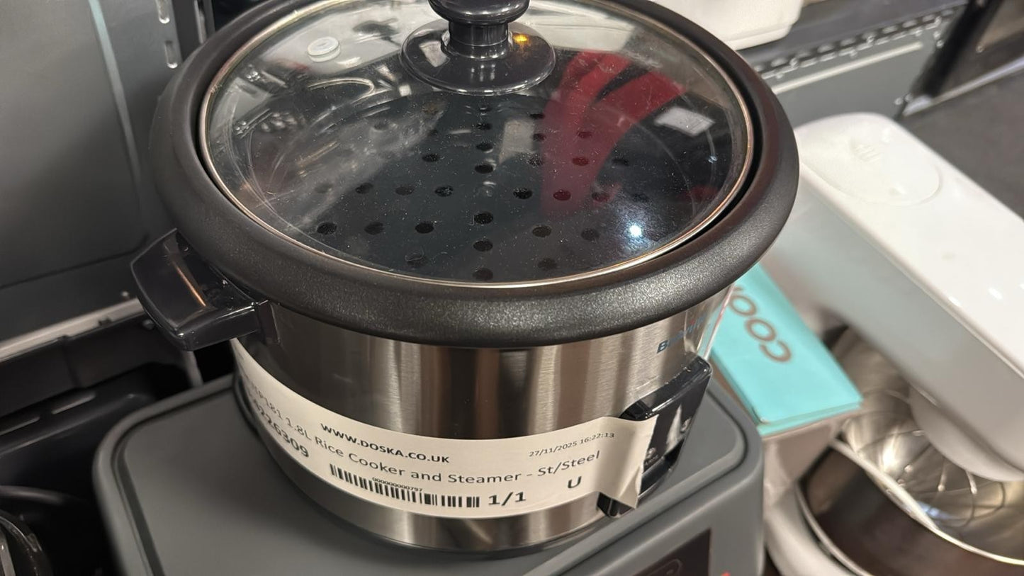 Breville ITP181 1.8L Rice Cooker and Steamer - St/Steel