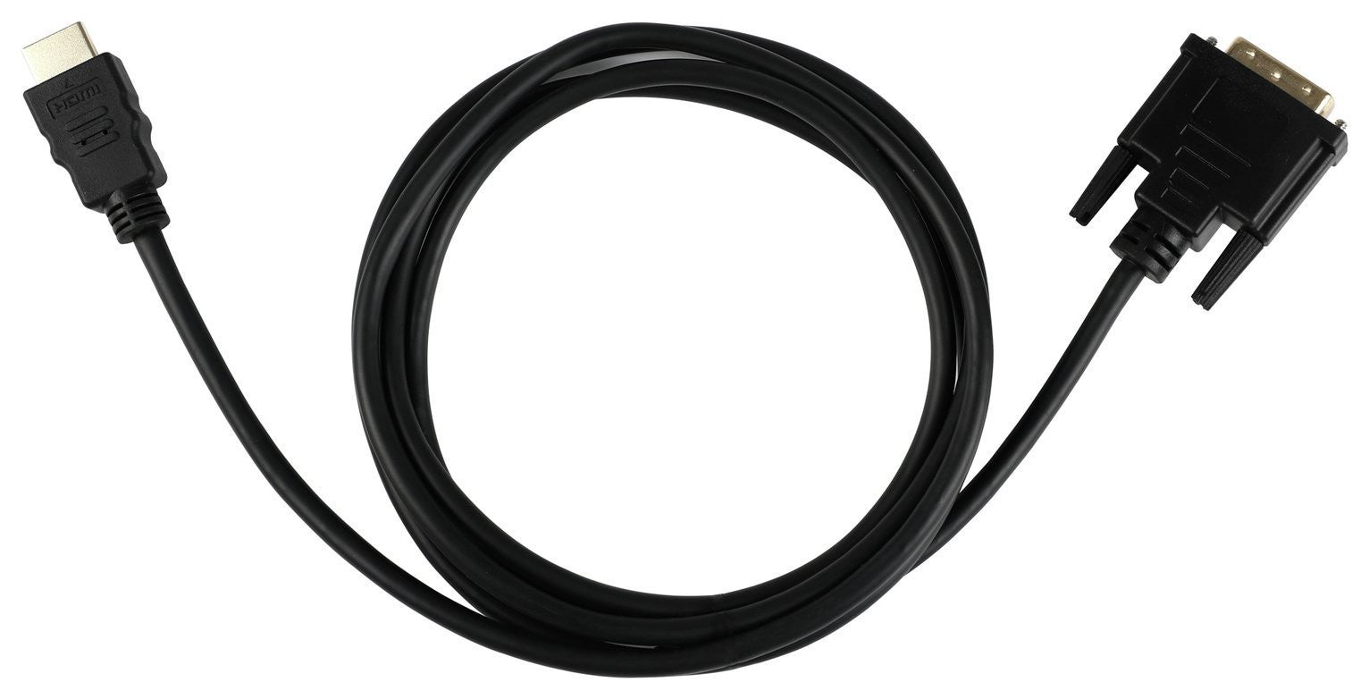 1.8m HDMI to DVI Cable - Black