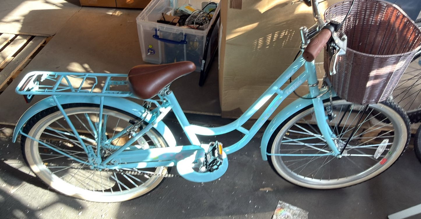Pazzaz 24 inch Wheel Size Girls Mountain Bike - Blue