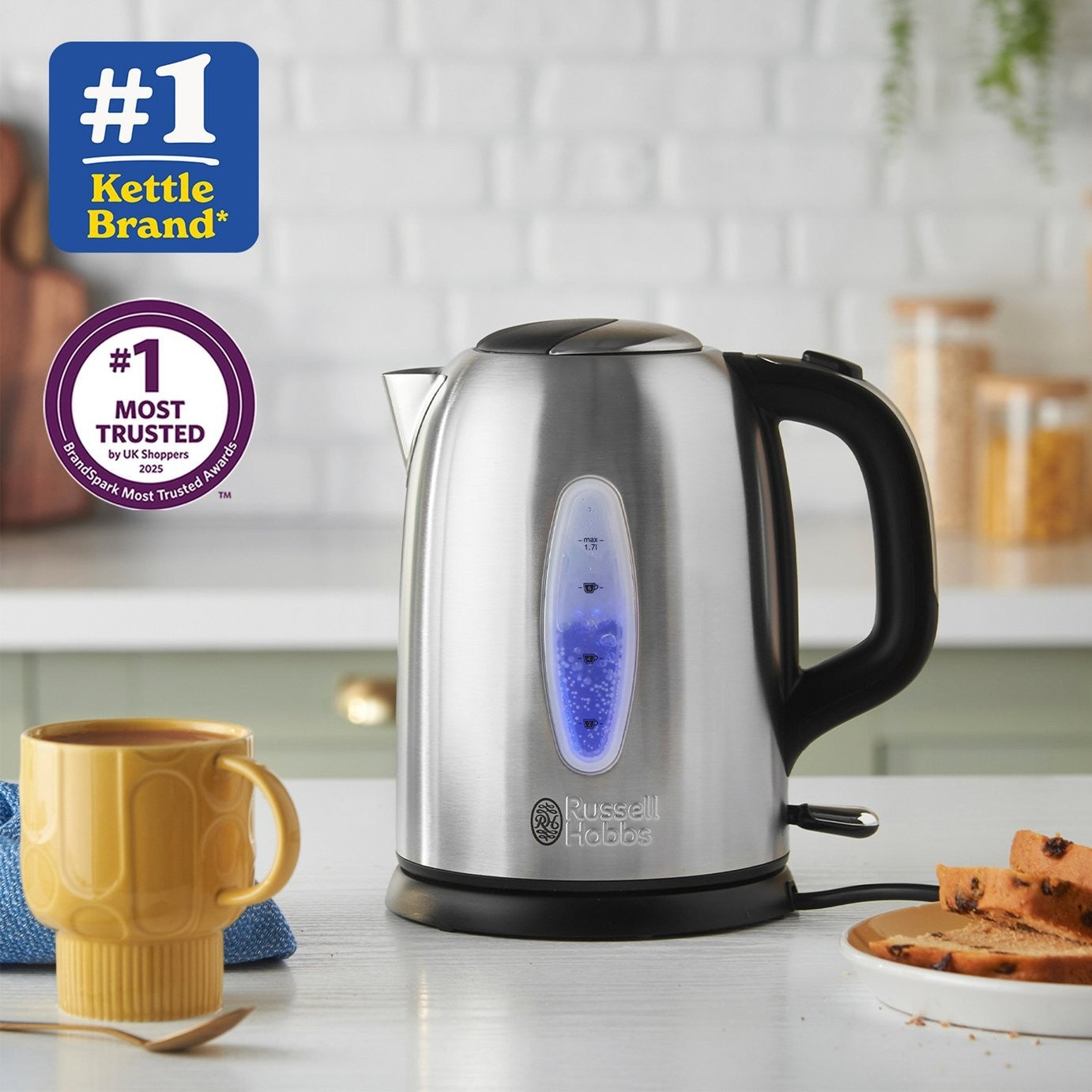 Russell Hobbs 25513 Worcester Kettle - Metallic