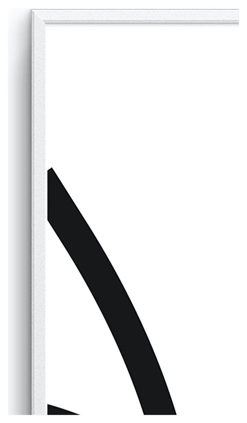 Habitat Aluminus White Metal Picture Frame - 30X40cm