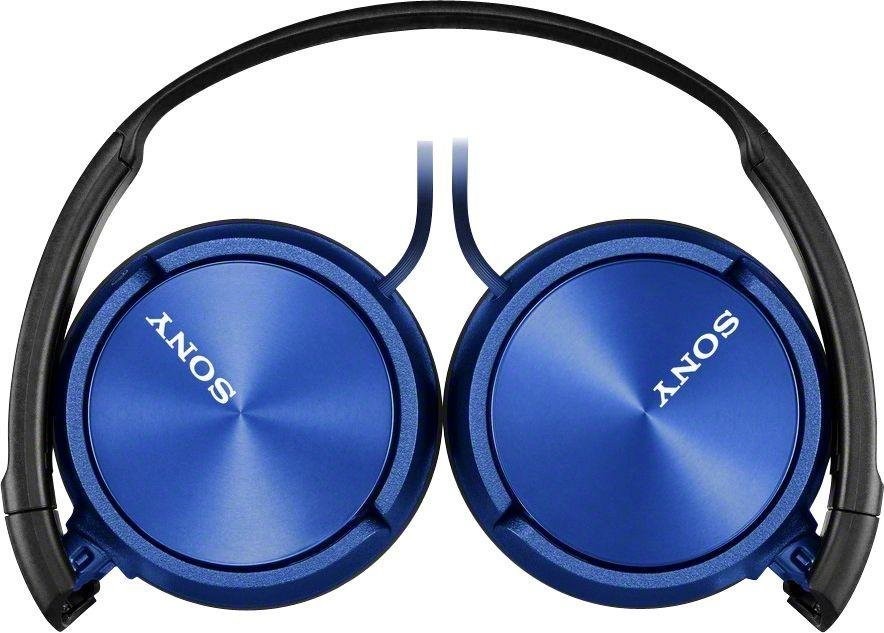 Sony ZX310 Wired On-Ear Headphones Blue | 3.5mm | Foldable | MDRZX310L