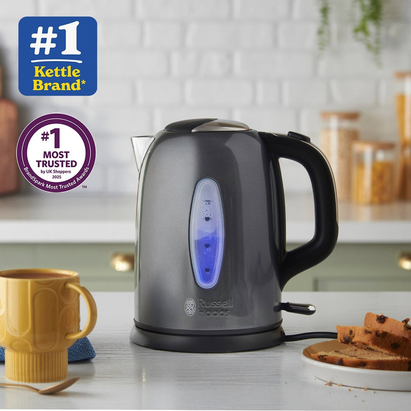 Russell Hobbs 25517 Worcester Jug Kettle - Grey