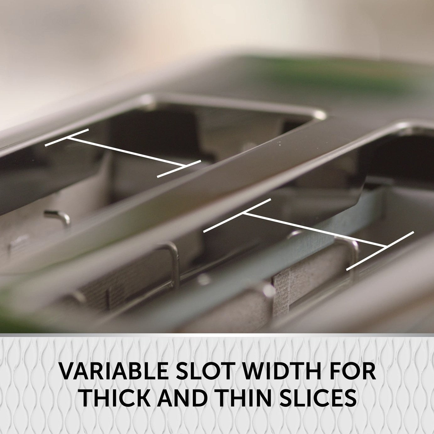 Breville VTT911 Curve 4 Slice Wide Slot High Lift Toaster - White & Chrome.