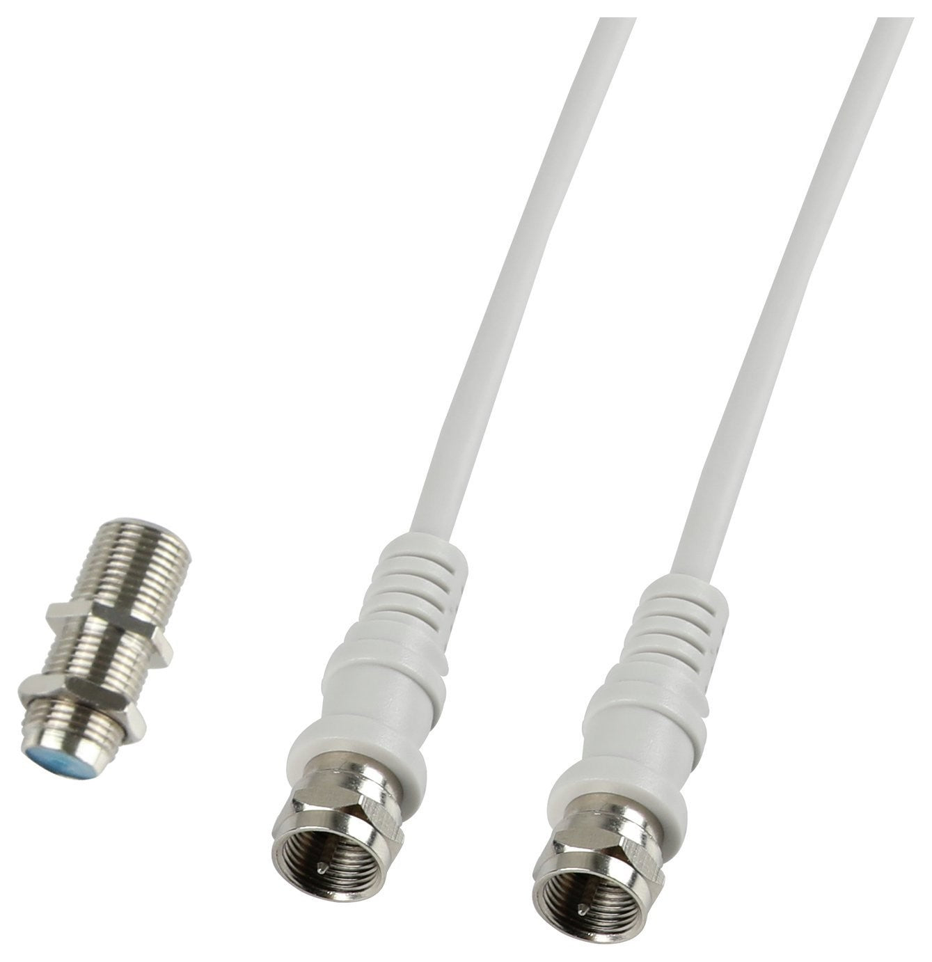 10m Satellite Extension Lead - Nickel Plated