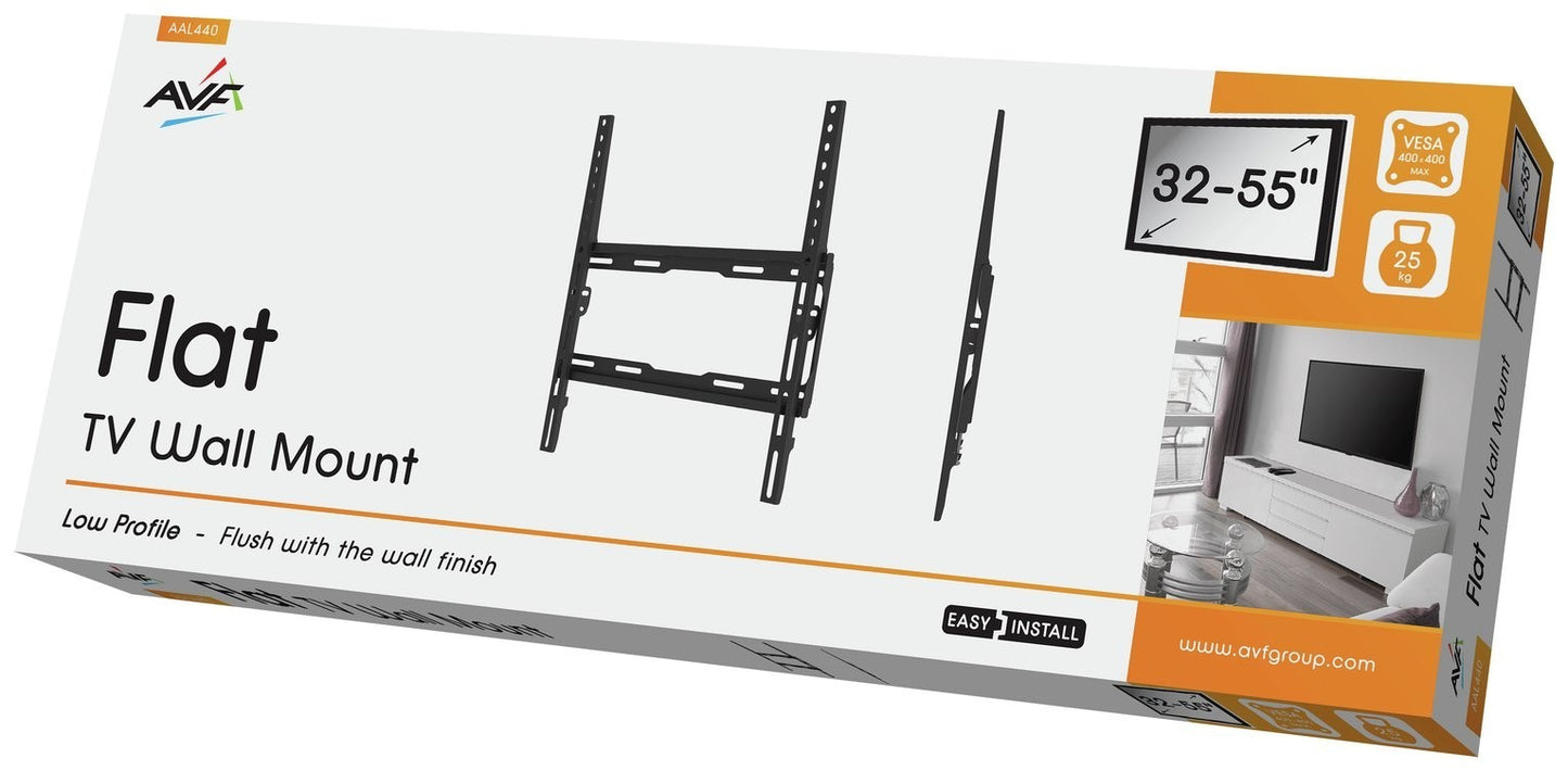 AVF Standard Flat to Wall Up to 55 Inch TV Wall Bracket