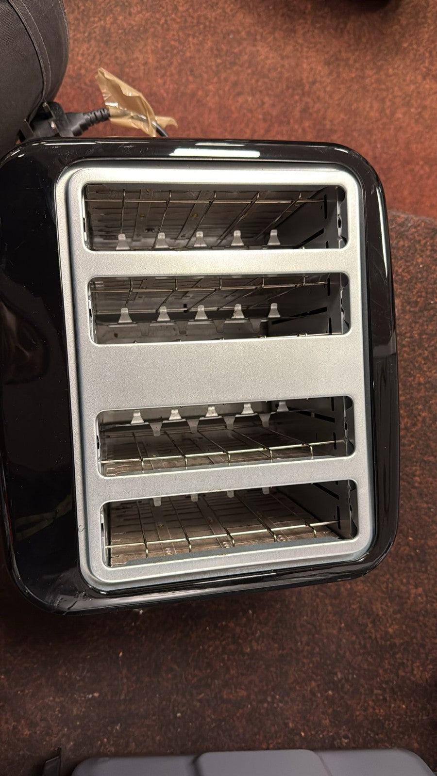Cookworks Illuminated 4 Slice Toaster - Black