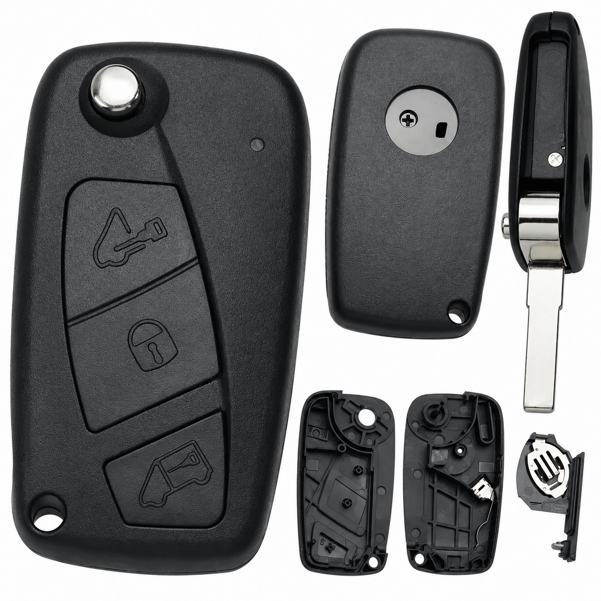 Iveco Daily MK4 Key Case 3 Button Flip Remote Fob GT10 Blade 2006-2011