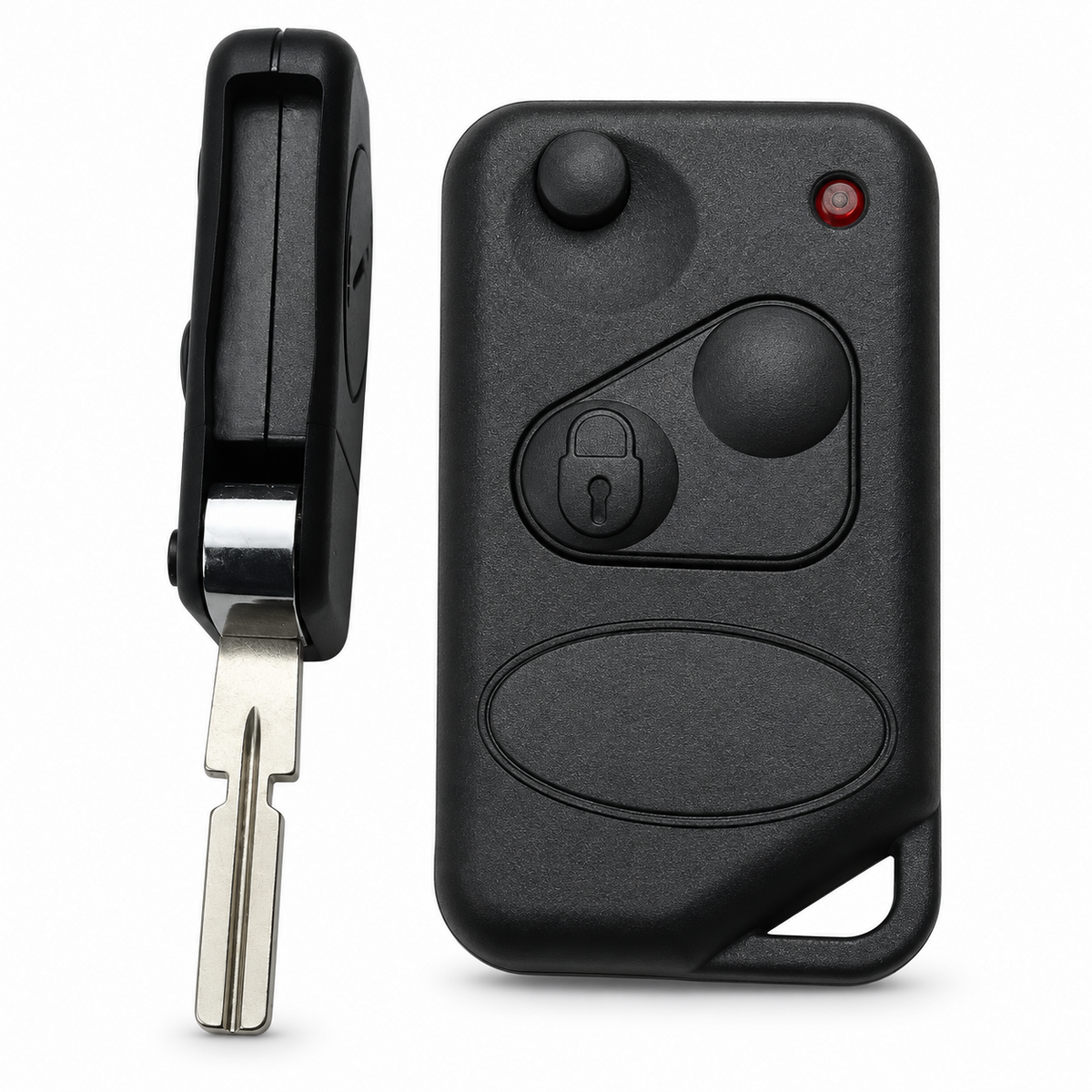 2 Button Flip Remote Key Fob Case Shell for Range Rover P38 Land Rover 1994-2002