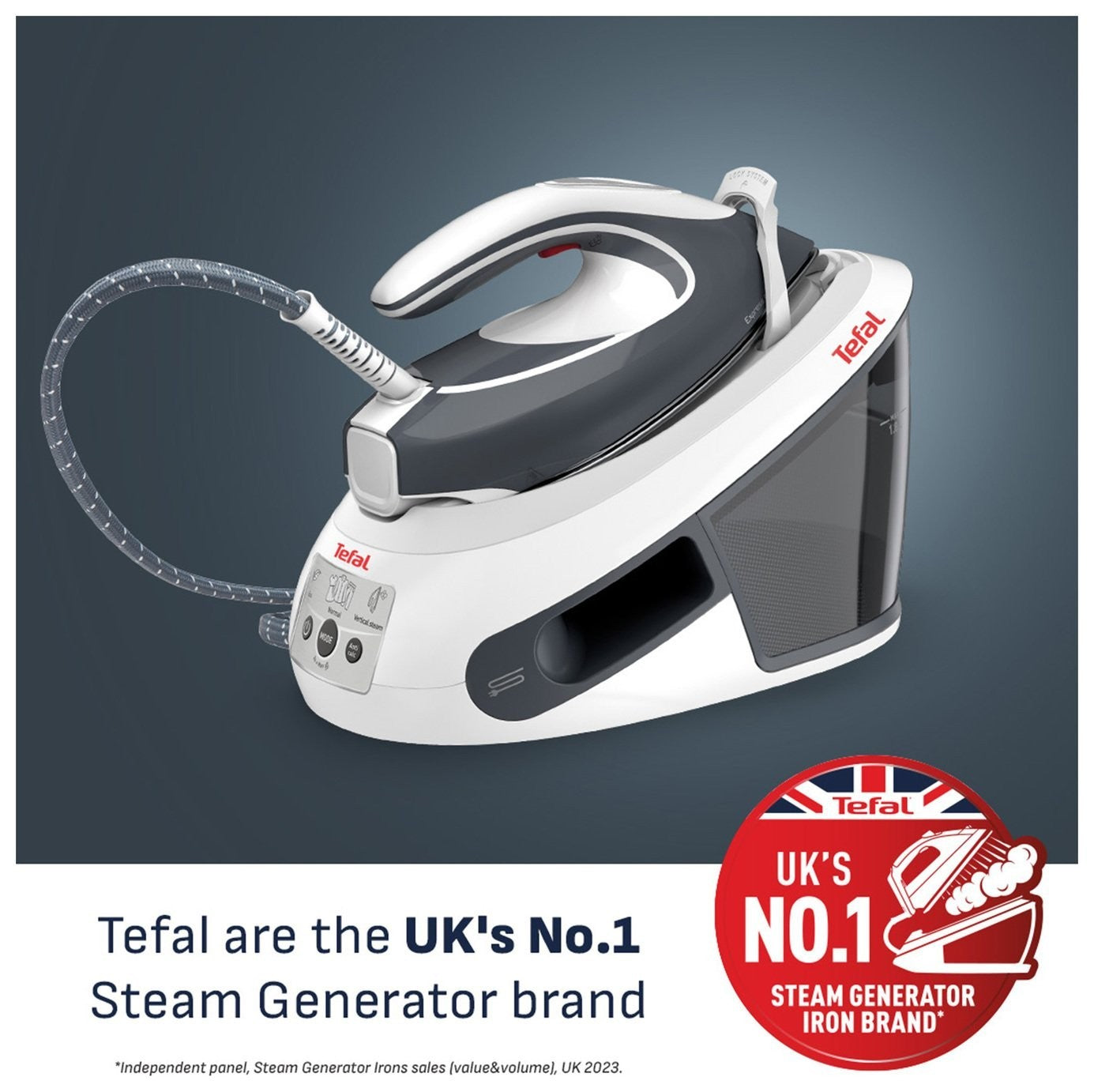Tefal SV8020G0 Steam Generator Station Iron Express Airglide 1.8L 2800w Grey
