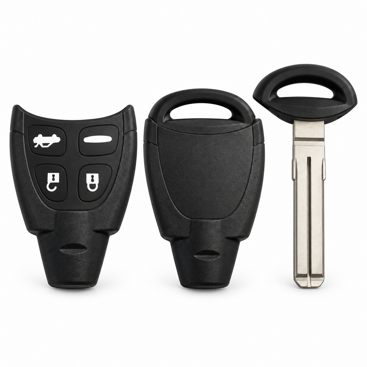 4 Button Remote Key Fob Case Shell with Blade for SAAB 9-3 9-5 WT47T