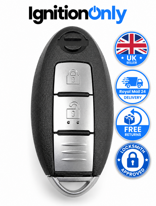 Nissan Qashqai J11 Key Case 2 Button Keyless Entry Remote Fob 2013-2020