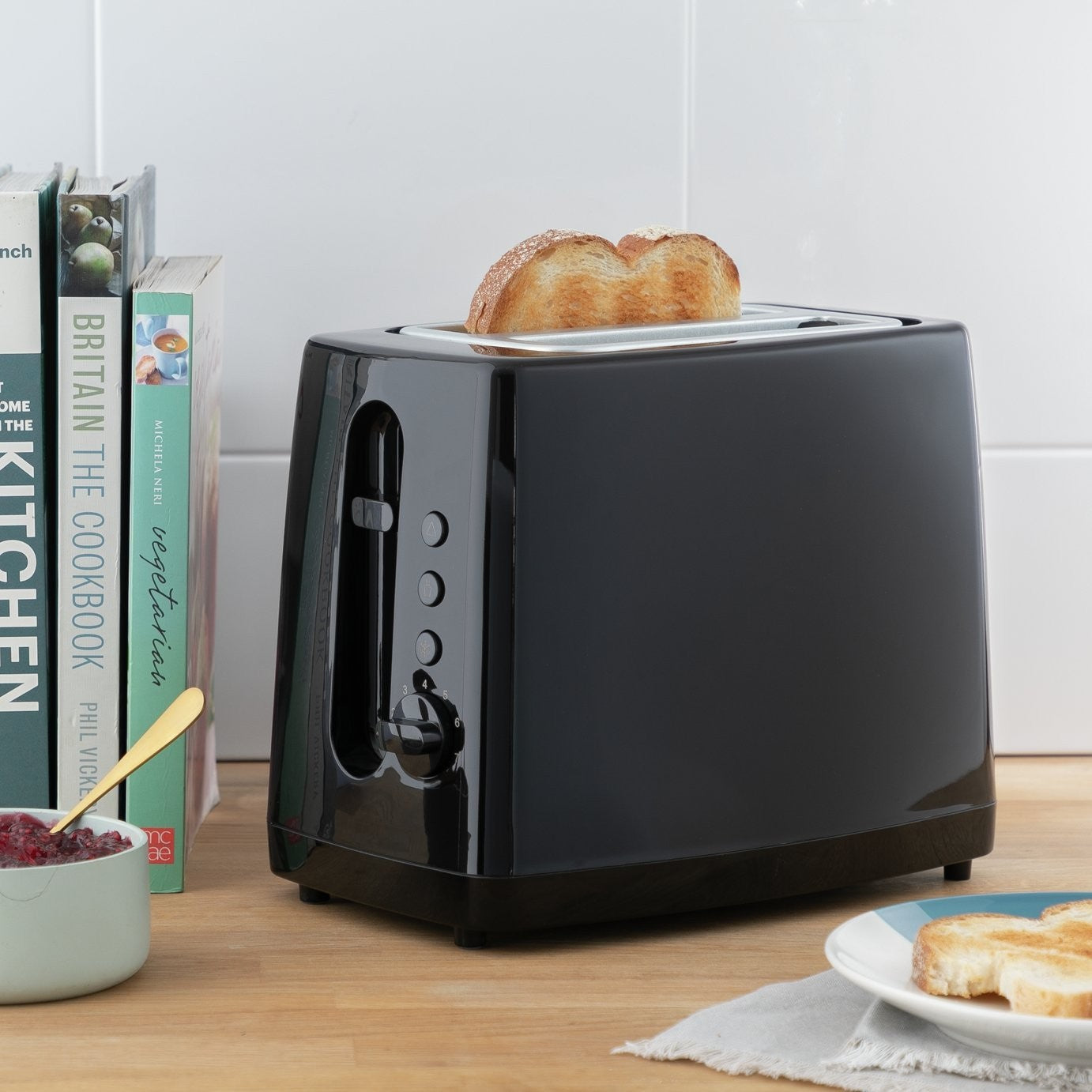 Cookworks Toaster - Black