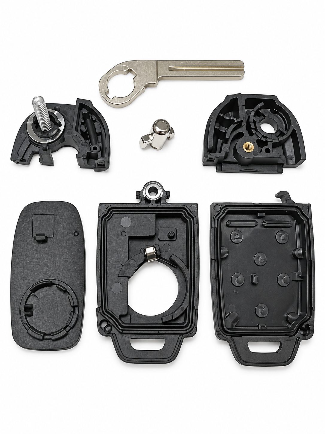 5 Button Flip Remote Key Fob Case Housing for Volvo S60 S80 V70 XC70 XC90