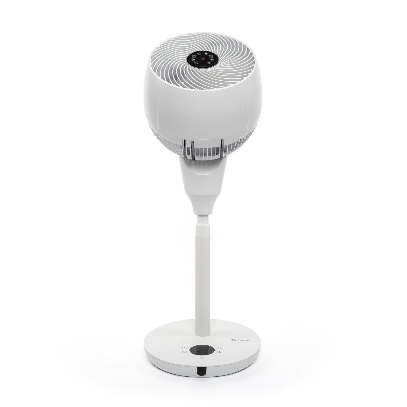 Meaco White Pedestal Fan - 12 Inch