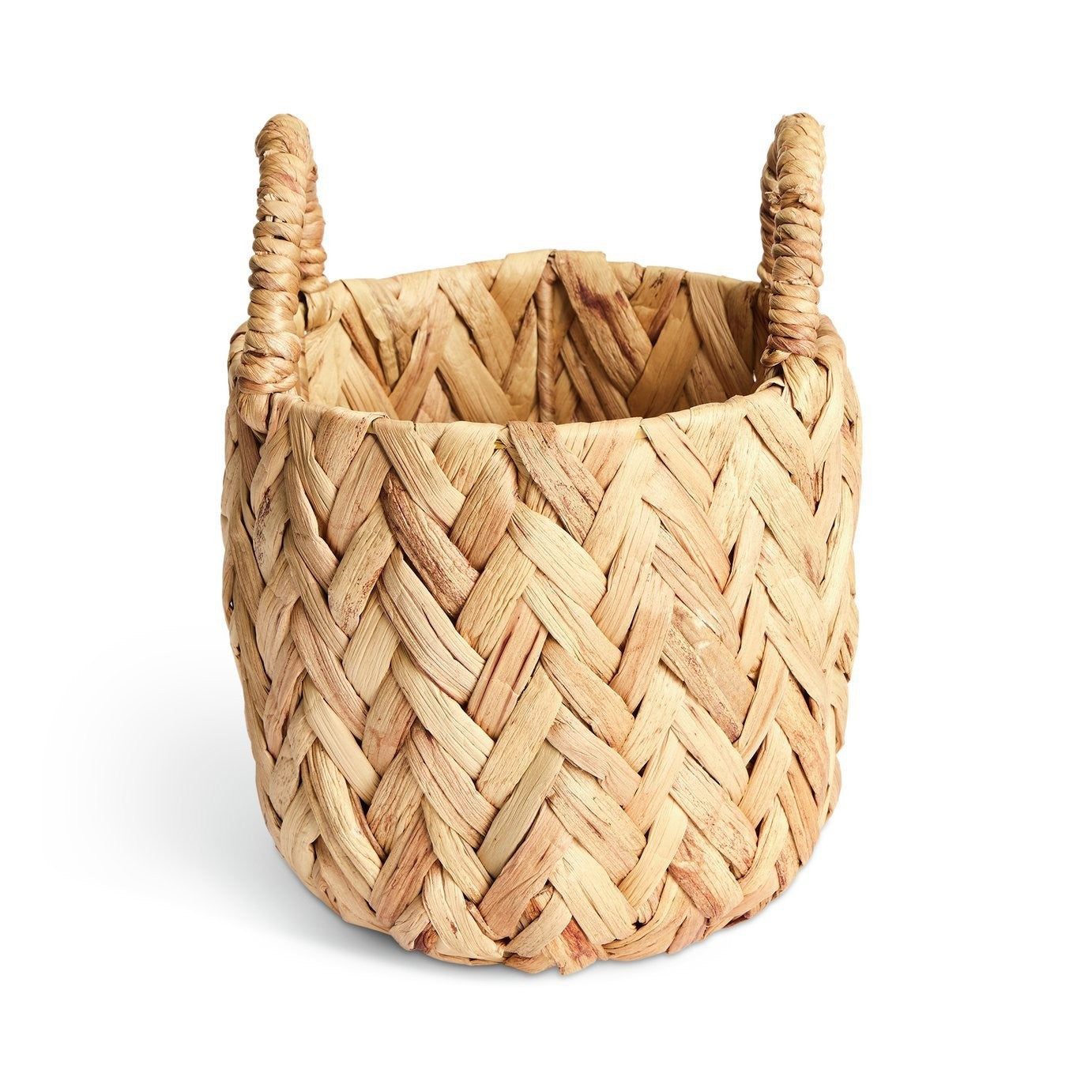 Habitat Small Woven Herringbone Basket - Natural