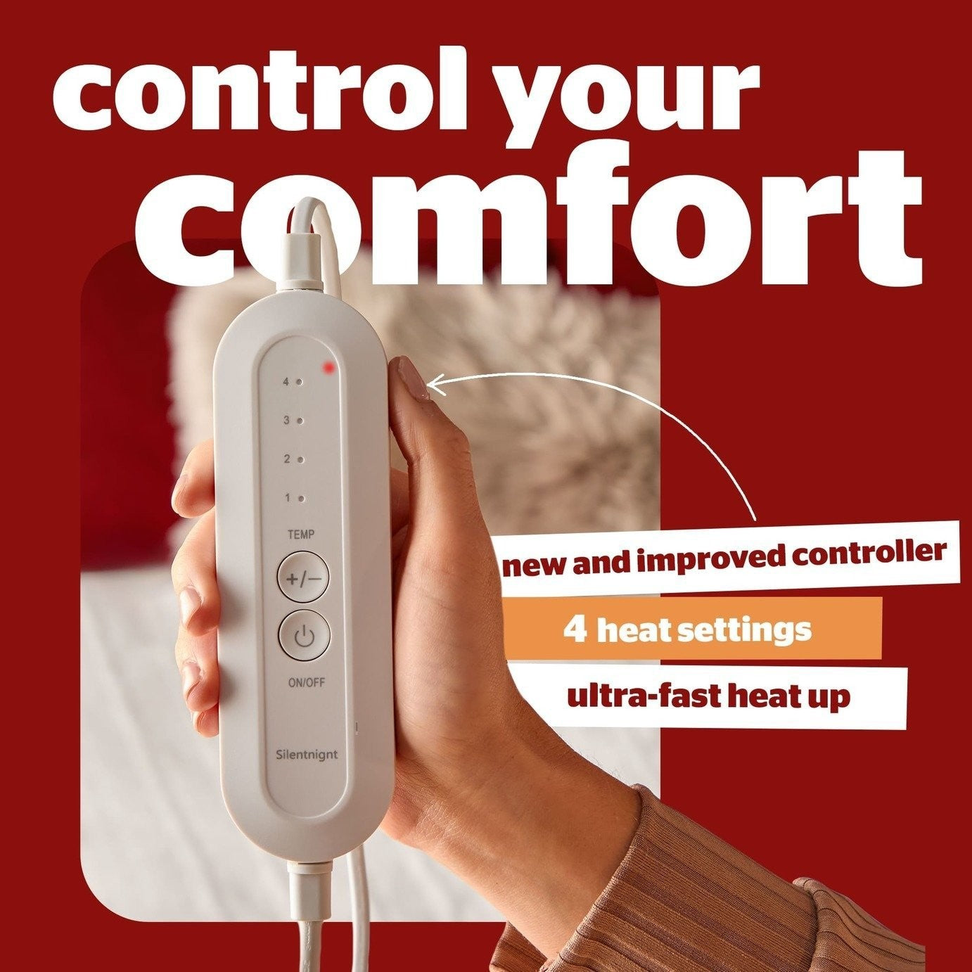 Silentnight Comfort Control Electric Underblanket - Kingsize