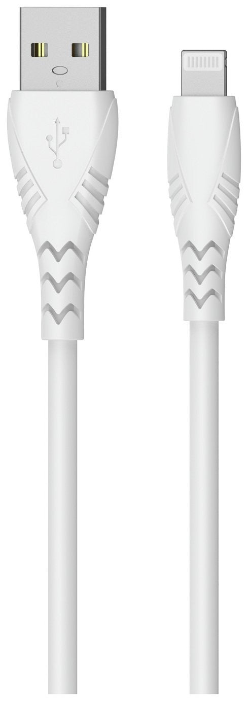2m Lightning Cable - White (Apple MFI-Certified)