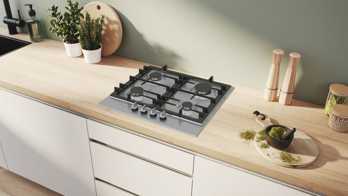 Bosch PCP6A5I90 Gas Hob - Stainless Steel
