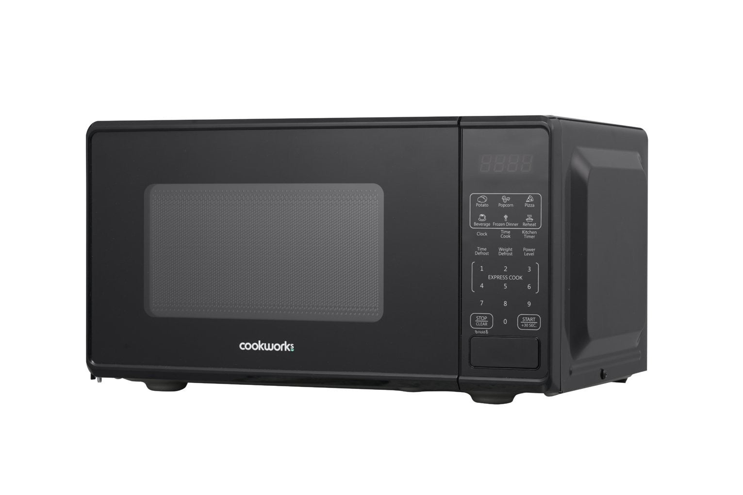 Cookworks 700W Digital Microwave - Black