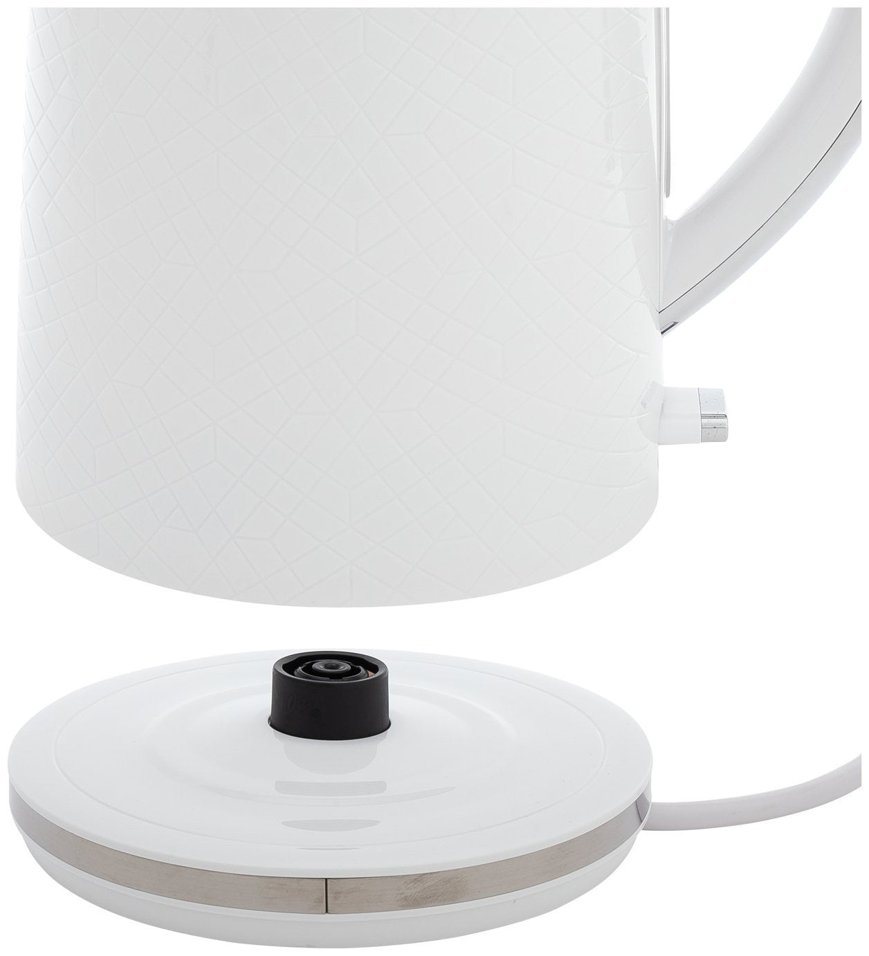 Cookworks Textures Selcey Kettle - White
