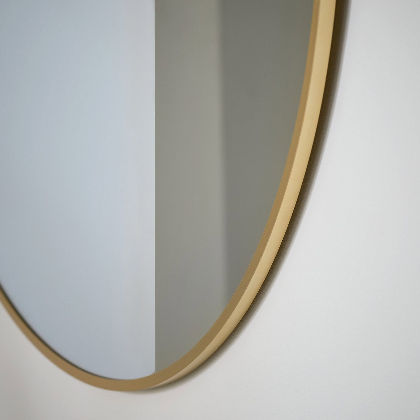 Habitat Gold Round Wall Mirror - 50x50cm