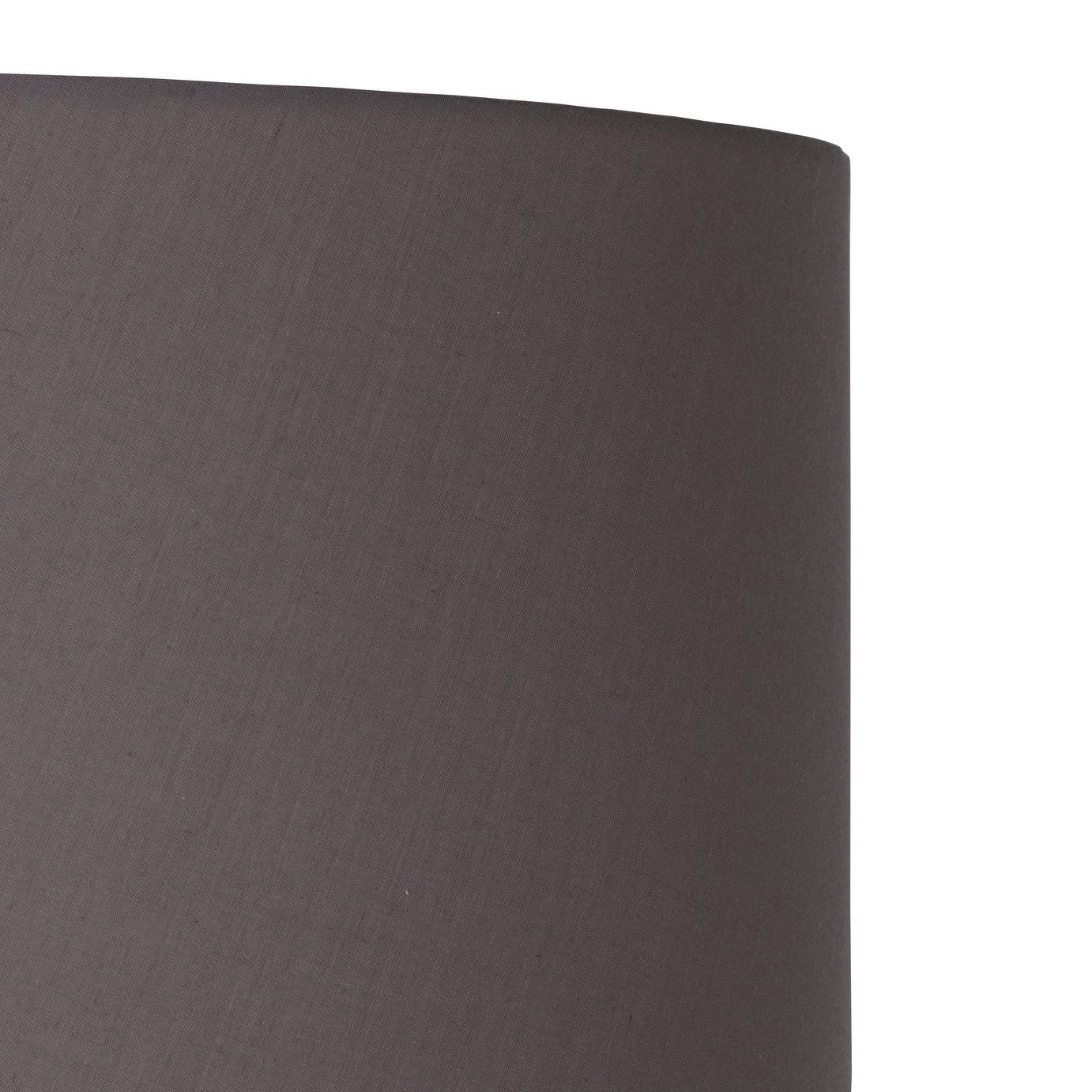 Home Grey Easy Fit Lampshade - 40cm