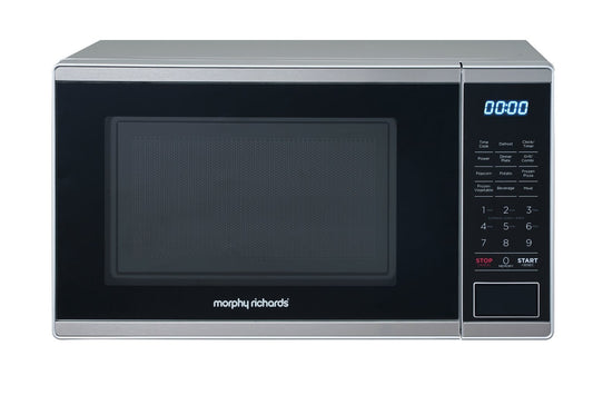 Morphy Richards 800W Standard Grill Microwave - Silver
