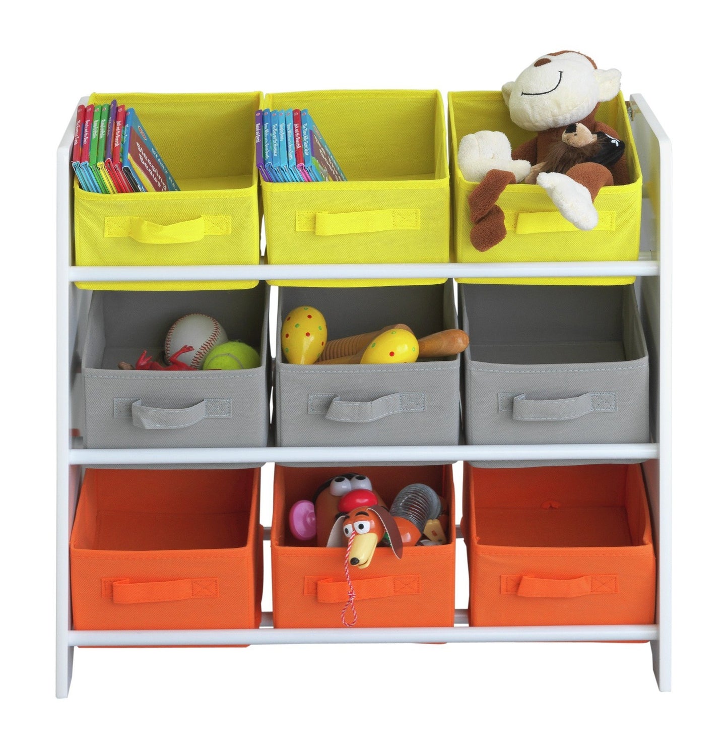 Argos Home 3 Tier White Kids Basket Storage Unit