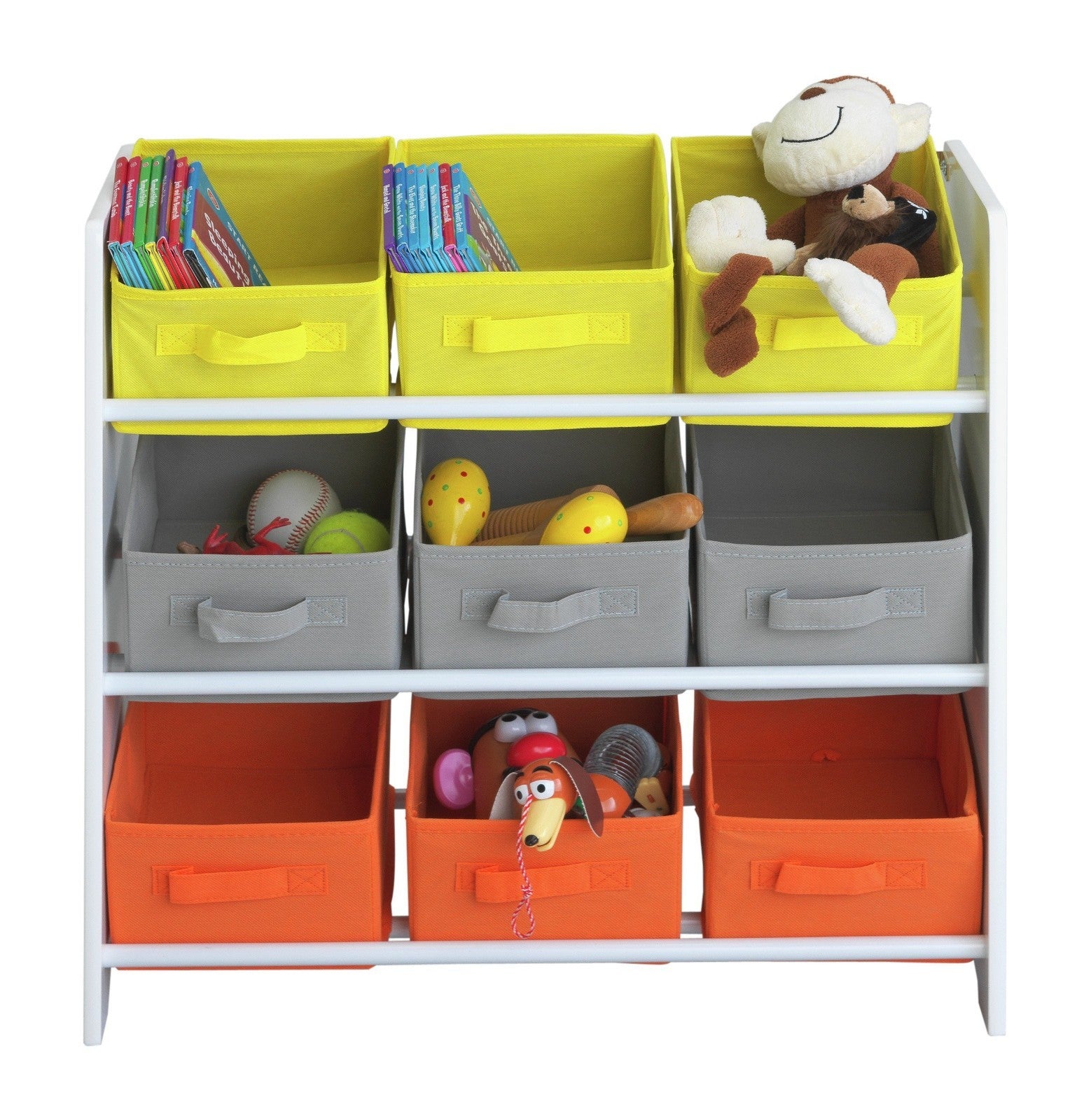 Argos Home 3 Tier White Kids Basket Storage Unit