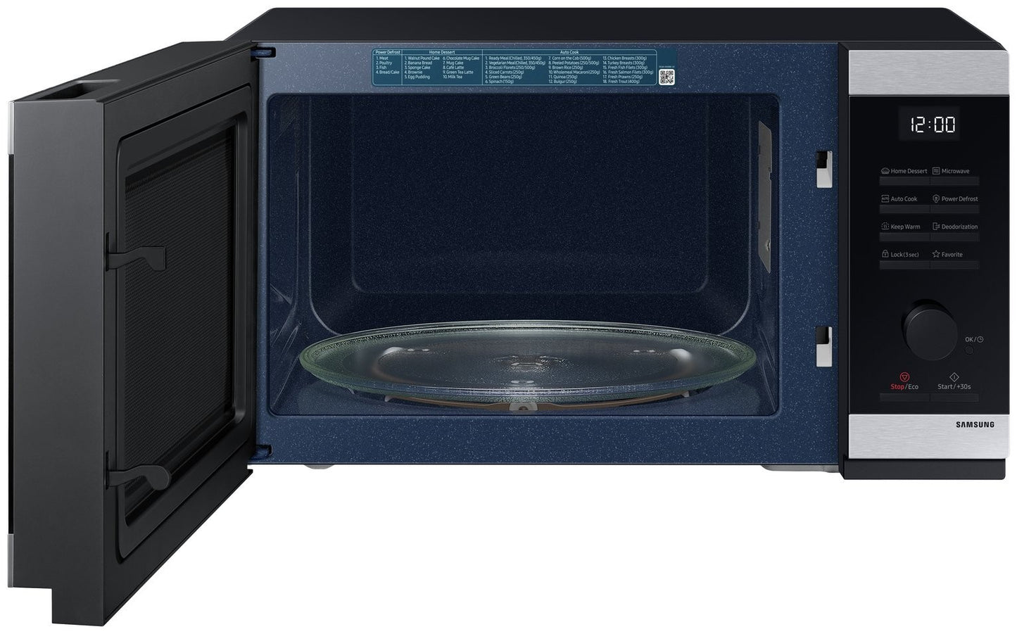 Samsung 1000W Standard Microwave MS32DG4504ATE3 – Stainless Steel, 32L By DOSKA