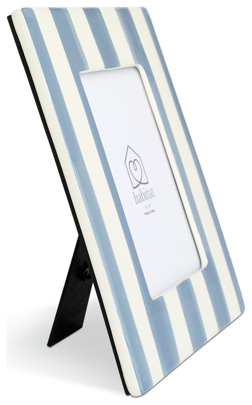 Habitat Blue Ceramic Picture Frame - 5x7"